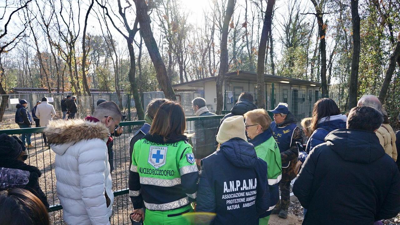L'inaugurazione del canile (foto Marzi)