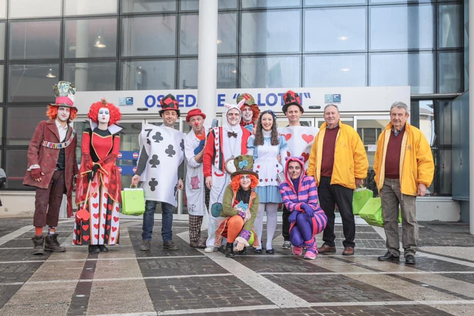 Sul carro di Spiderman c’è anche la solidarietà il Carnevale di Bientina “invade” la pediatria