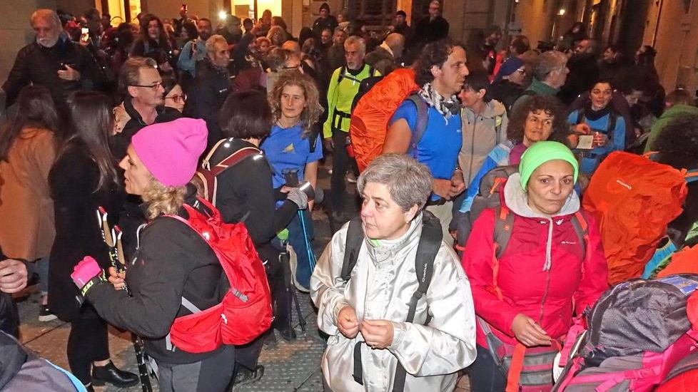 Arrivati i pellegrini partiti da Lucca