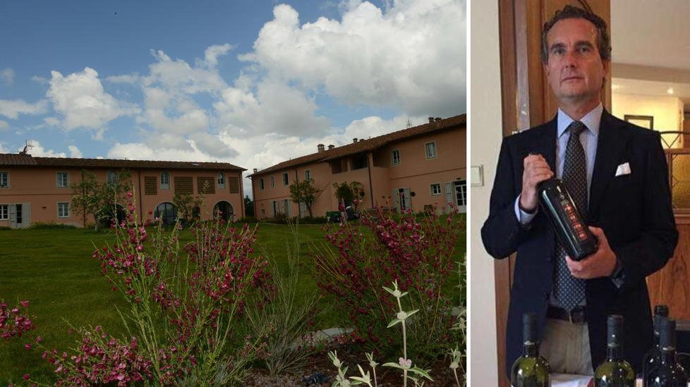 Uno scorcio del resort Le Sodole e il conte Aldobrando Degli Azzoni Avogadro