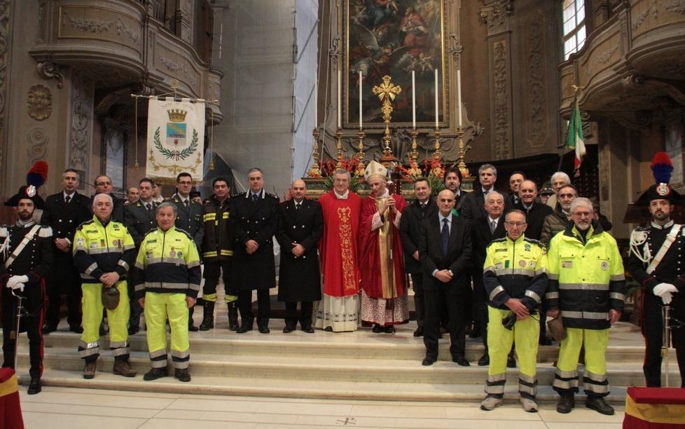 Zuppi in chiesa per San Biagio