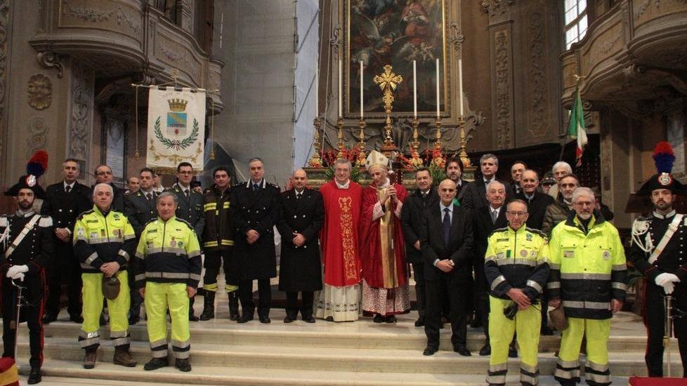 Zuppi in chiesa per San Biagio