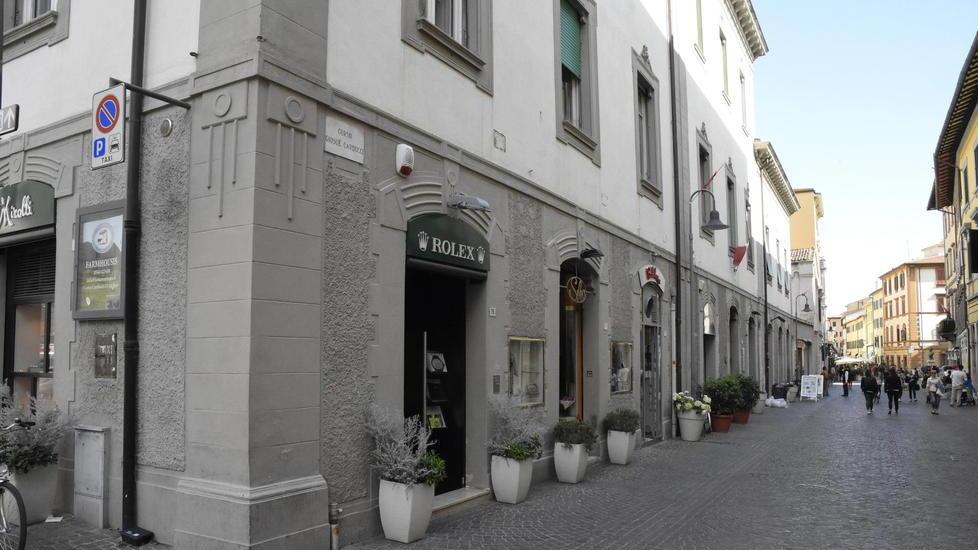 La gioielleria Mirolli dove nel 2016 venne tentata la rapina