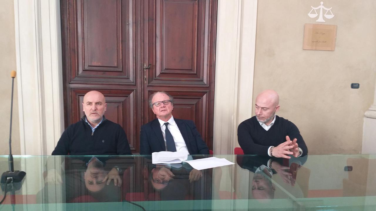 Da sinistra Sergio Pennisi, Alessandro Crini e Giovanni Mennella