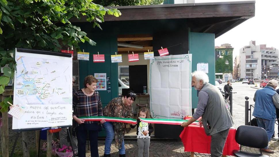 L'inaugurazione della Baracchina 20 nella primavera dello scorso anno