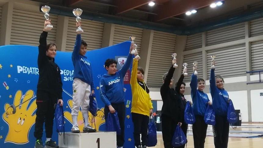 Un oro e un bronzo per gli Under 14 del Club Apuano al torneo regionale