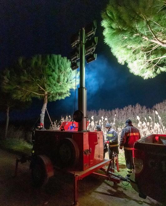 Montato un campo base per le ricerche