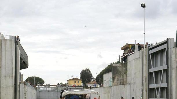 L’inaugurazione dell’Incile attraverso le porte vinciane