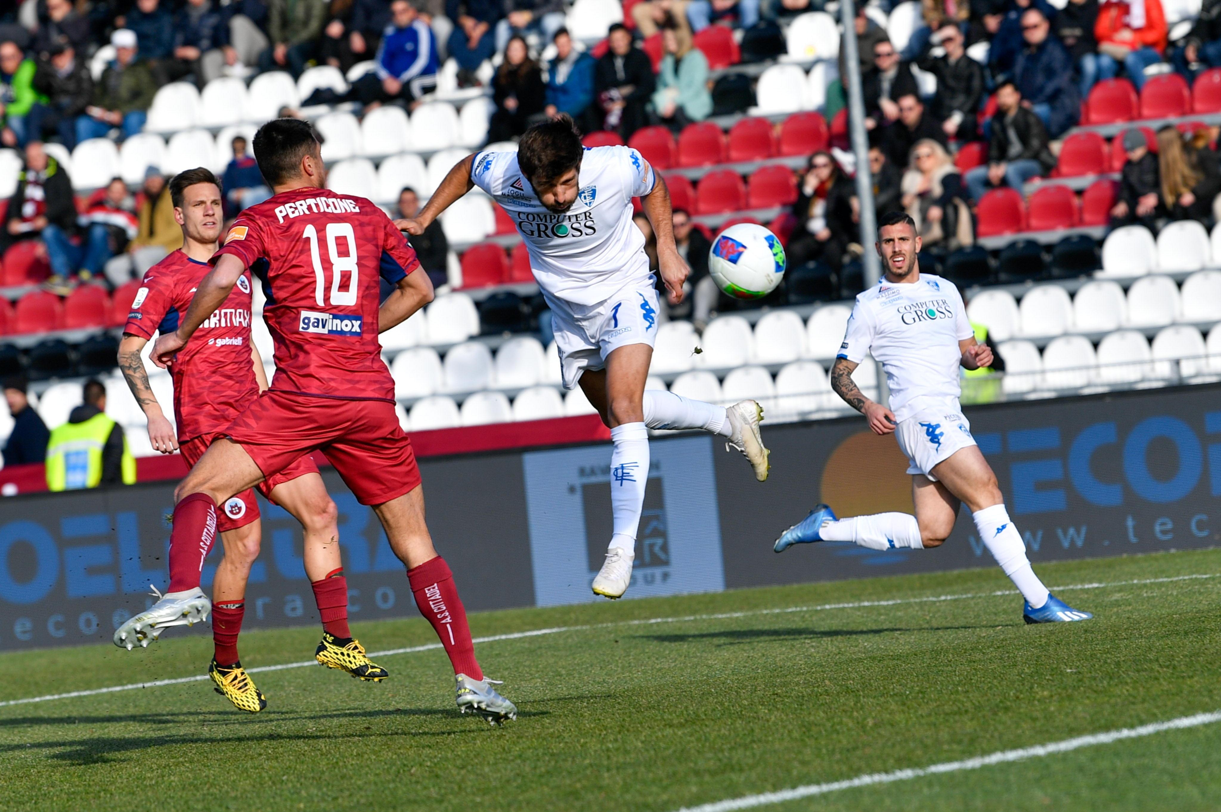 Il gol di Mancuso (foto agenzia Massimo Sestini)