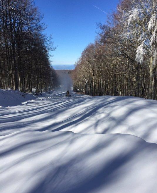 Sull’Amiata si scia nel weekend grazie alla neve artificiale 