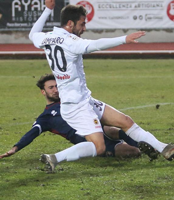 Zamparo può esultare il gol all’Imolese è suo