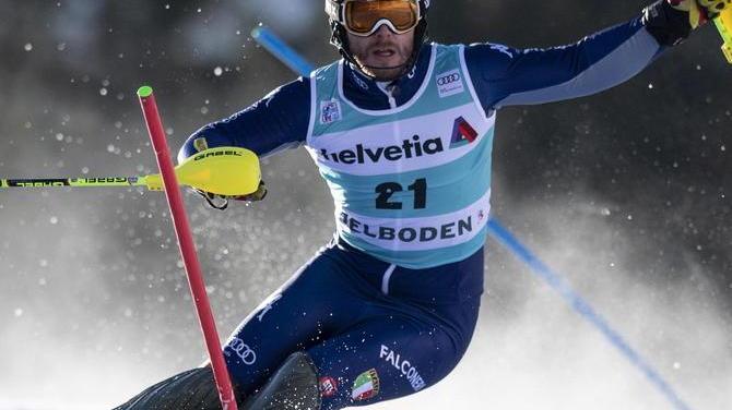 Accompagnato dai fans Razzoli in pista a Chamonix per essere protagonista