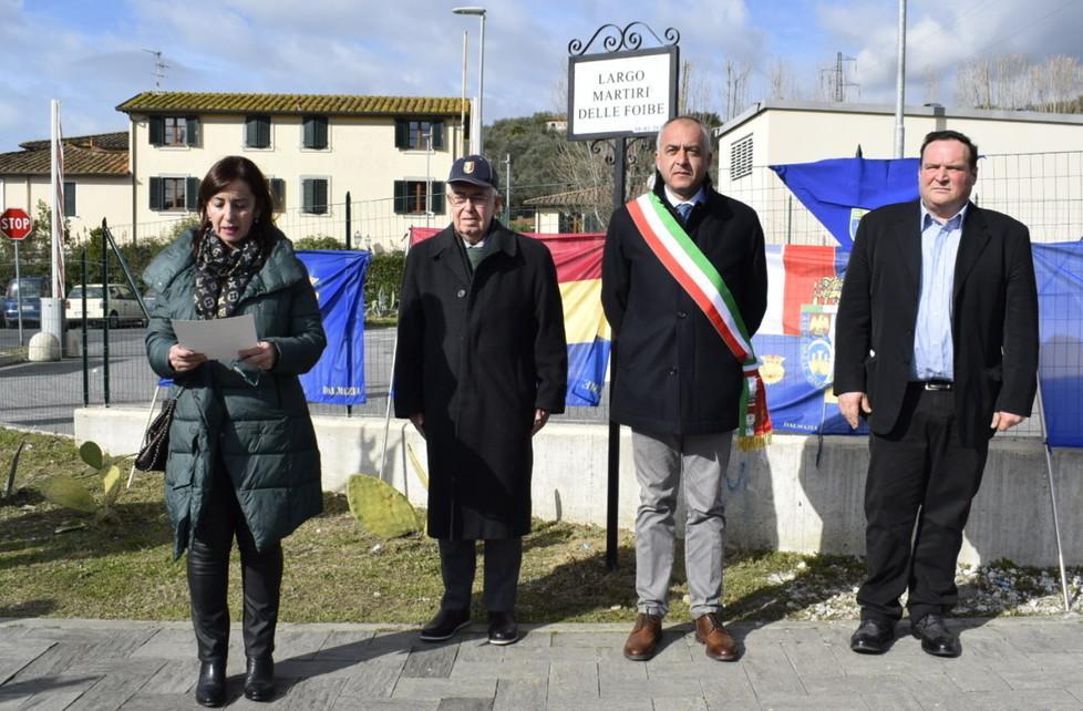 Un piazzale per ricordare le foibe