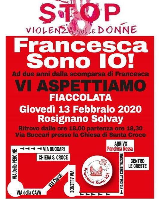 Fiaccolata in ricordo di mamma Francesca 