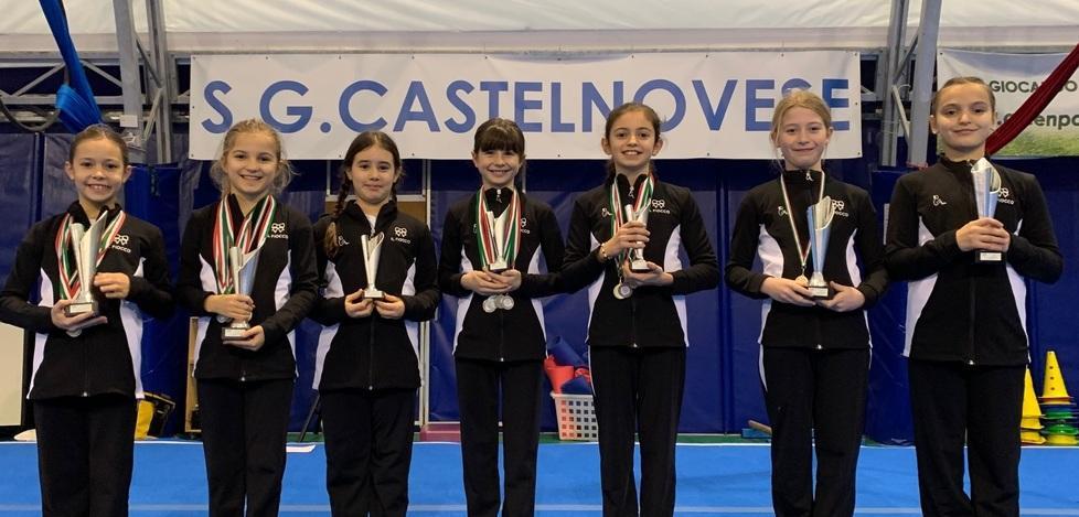 Risultato storico per la Castelnovese: tutte le undici atlete sul podio a Formigine