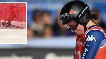 Sofia Goggia cade a Garmisch: si rompe un braccio in SuperG