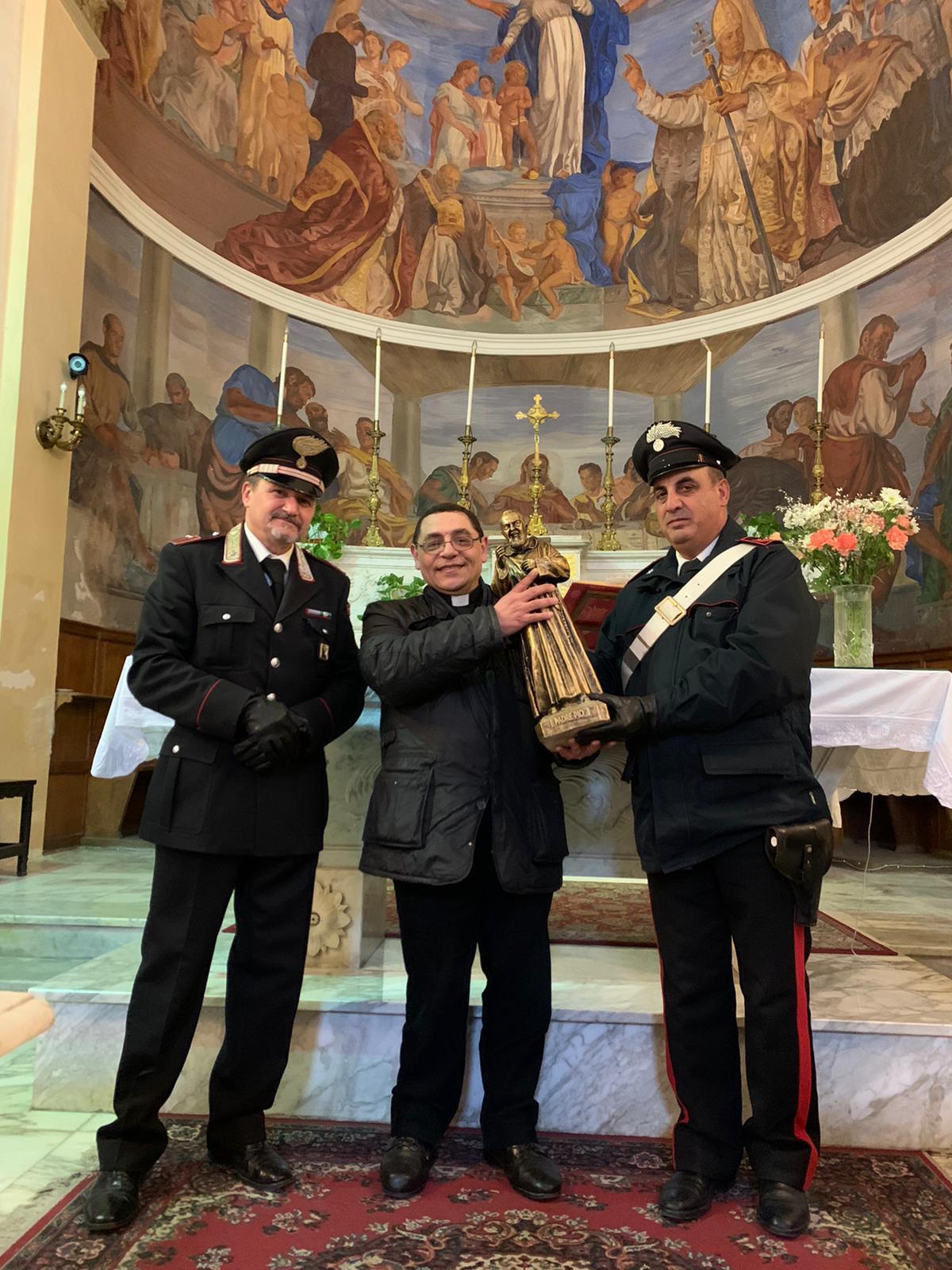 Sassari, restituita al parroco la statua di San Pio rubata 
