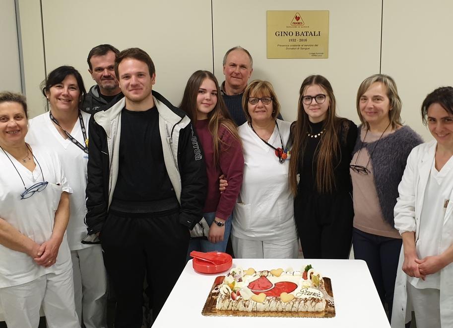 Famiglia al completo va a donare il sangue 