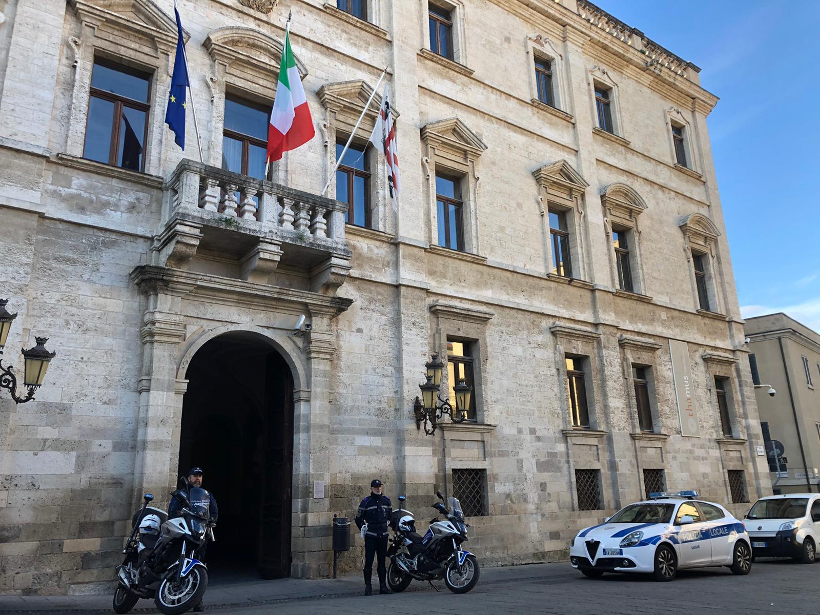 Il palazzo muncipale di Sassari, immagine di repertorio