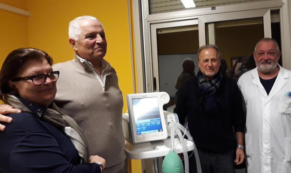 La famiglia Bertucci dona un macchinario all’ospedale elbano 