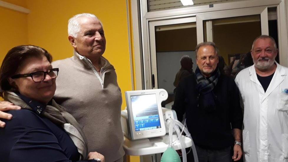 La famiglia Bertucci dona un macchinario all’ospedale elbano