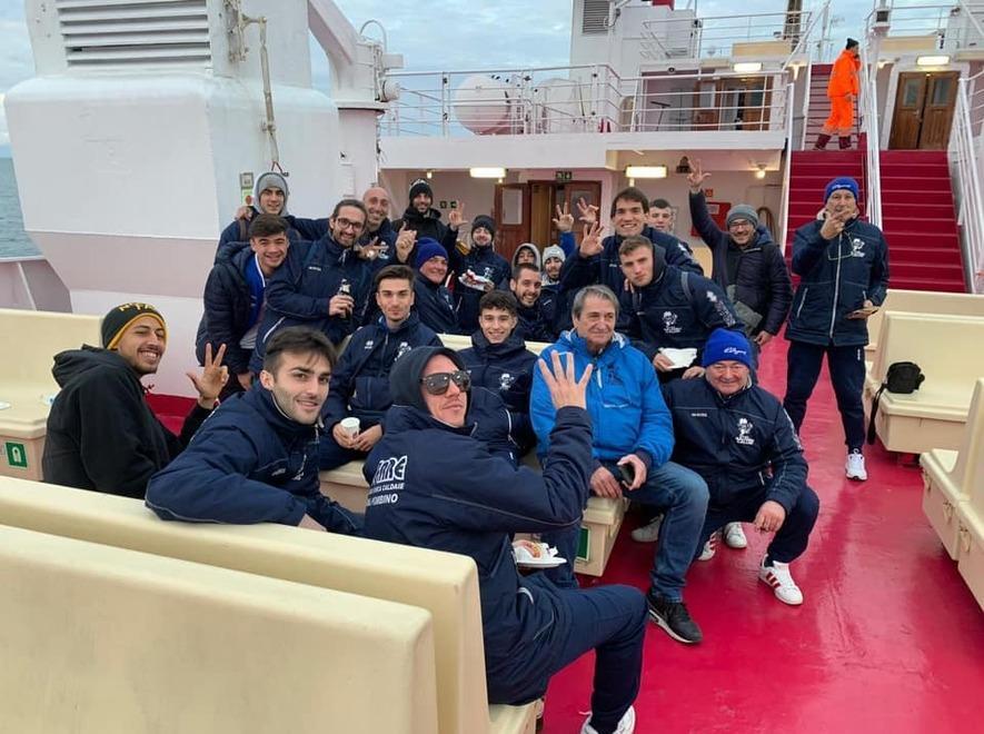 I ragazzi del Salivoli al rientro dall’Elba