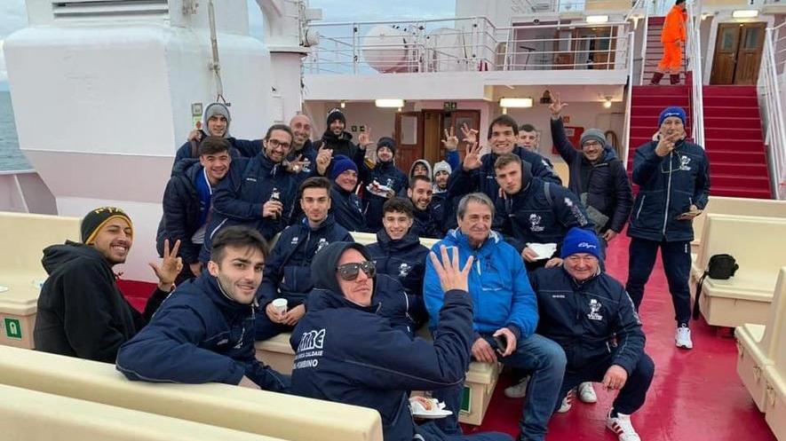 I ragazzi del Salivoli al rientro dall’Elba