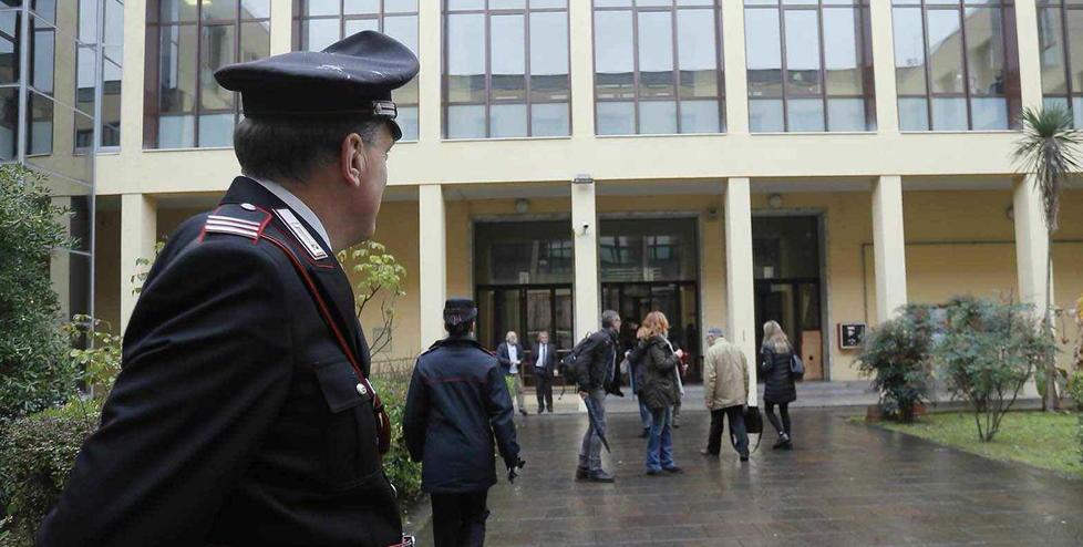 L’interno del Tribunale di Pisa