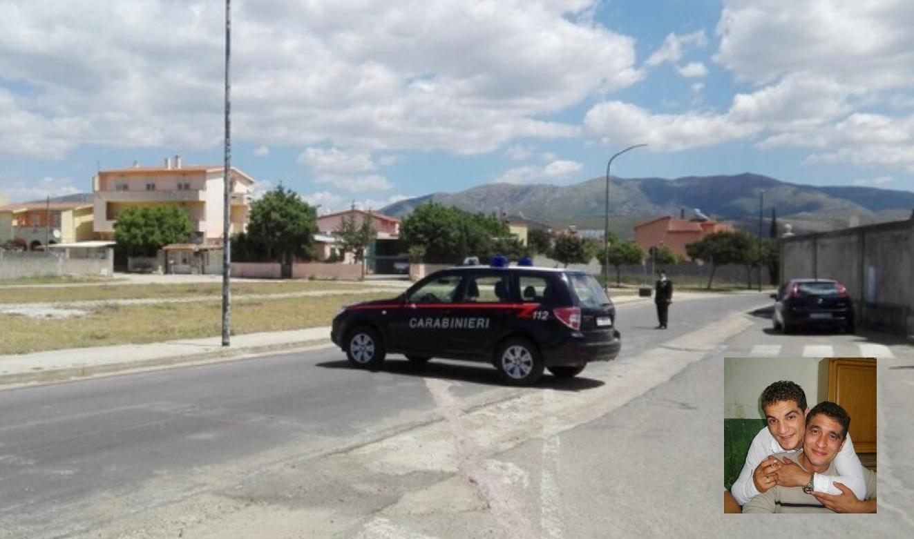 Le ricerche delle forze dell'ordine e, nel riquadro, i due fratelli Mirabello