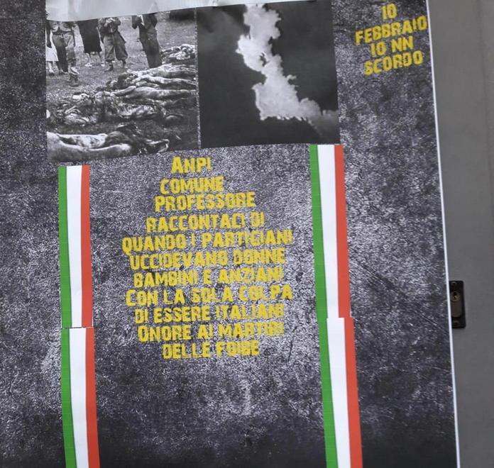 Foibe, manifesti affissi di notte La Cgil sporge denuncia 