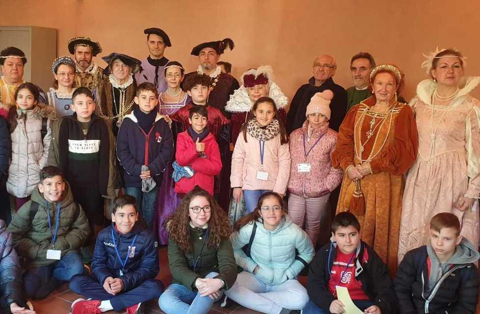 Gli studenti stranieri in visita