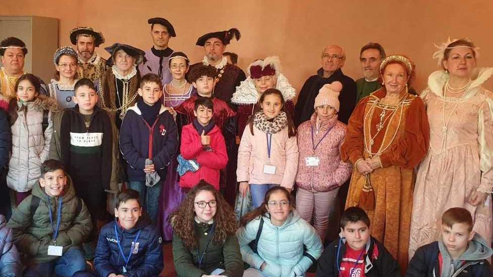 Gli studenti stranieri in visita