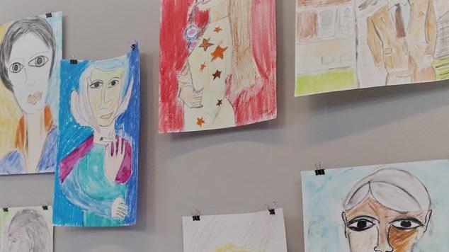 Esposizione di quadri di un paziente della Rems