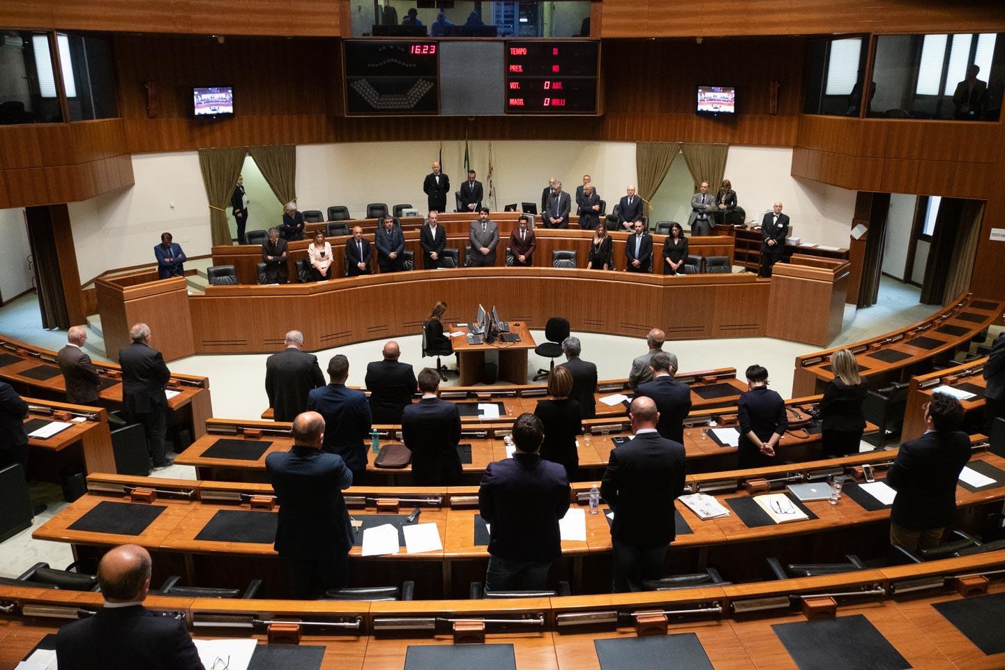 L'aula del consiglio regionale della Sardegna