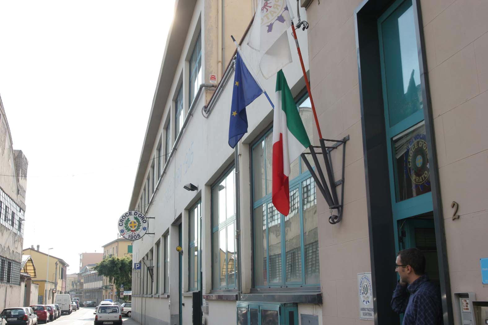 La sede della Croce d'Oro in via Niccoli