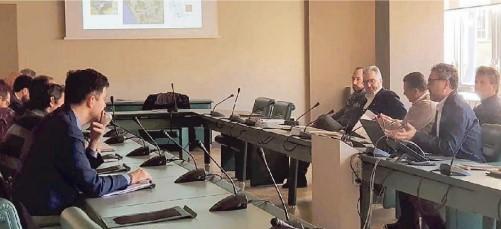 Un momento della riunione tenuta ieri in Camera di commercio