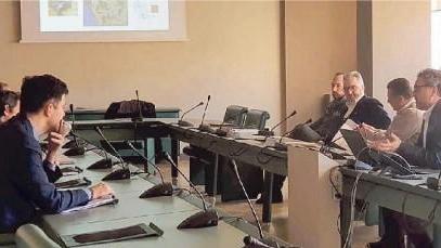 Un momento della riunione tenuta ieri in Camera di commercio