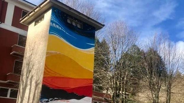 Murale omaggio a Ivano Danti firmato Cialli