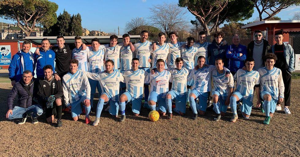 I nerazzurri sbancano San Vincenzo Venturina, Poli è il signore delle reti