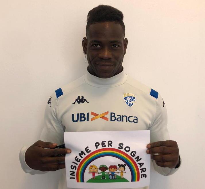 Anche Balotelli contribuisce a “Insieme per sognare” 
