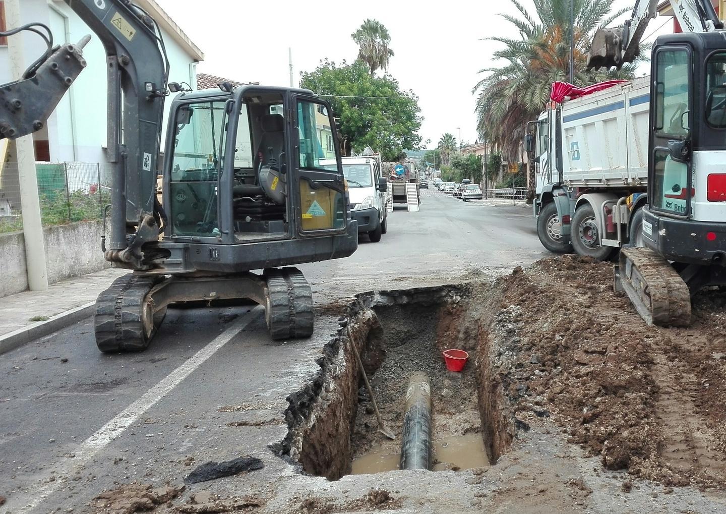 Abbanoa: lavori conclusi in via Veneto 