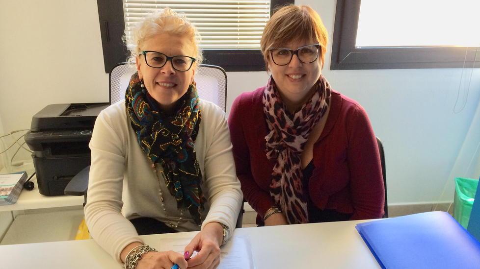 Da sinistra Daniela Guarnone ed Elena Burgassi (foto Falorni/Silvi)