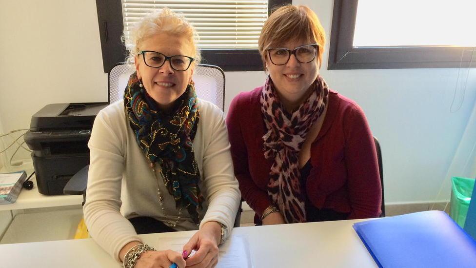 Da sinistra Daniela Guarnone ed Elena Burgassi (foto Falorni/Silvi)