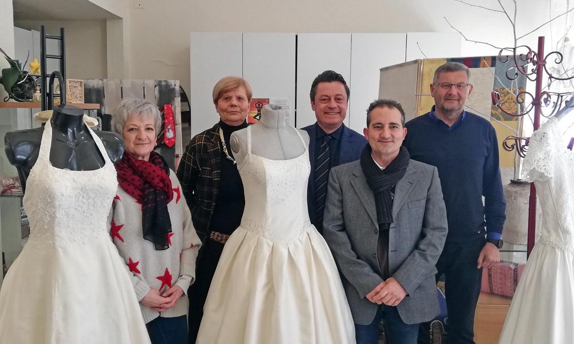 Da sinistra Beatrice Conti, Idalia Venco, Guido Giovannelli, Claudio Vicenzo e don Helmut Szeliga
