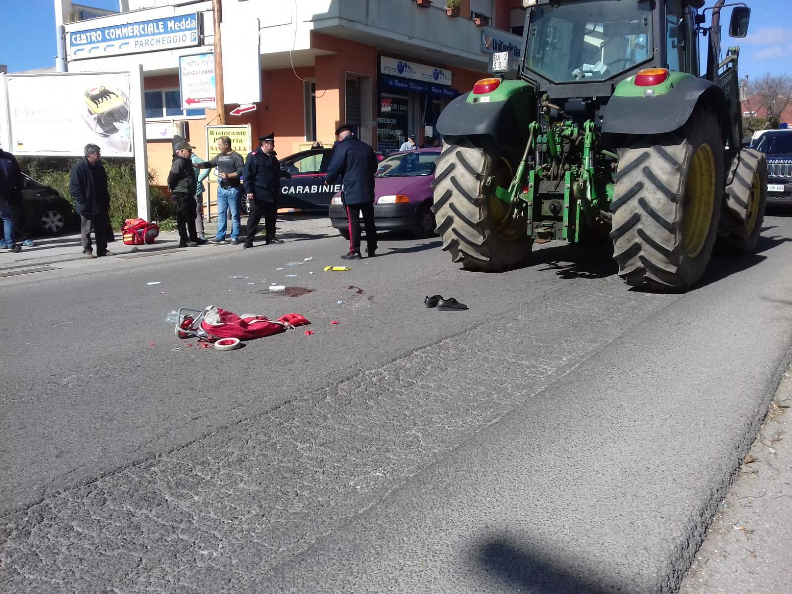 La strada in cui è avvenuto il tragico incidente