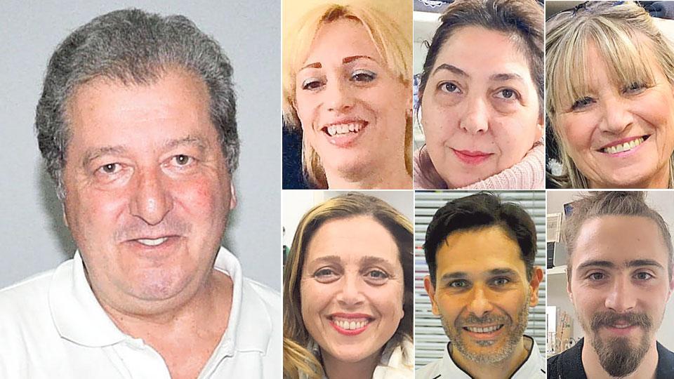 Roberto Bartoli, Alessandra Nocenti, Daniela Ranzato, Simonetta Padovani, Sabrina Marconi, Filippo Fabbri e Gioele Taddei