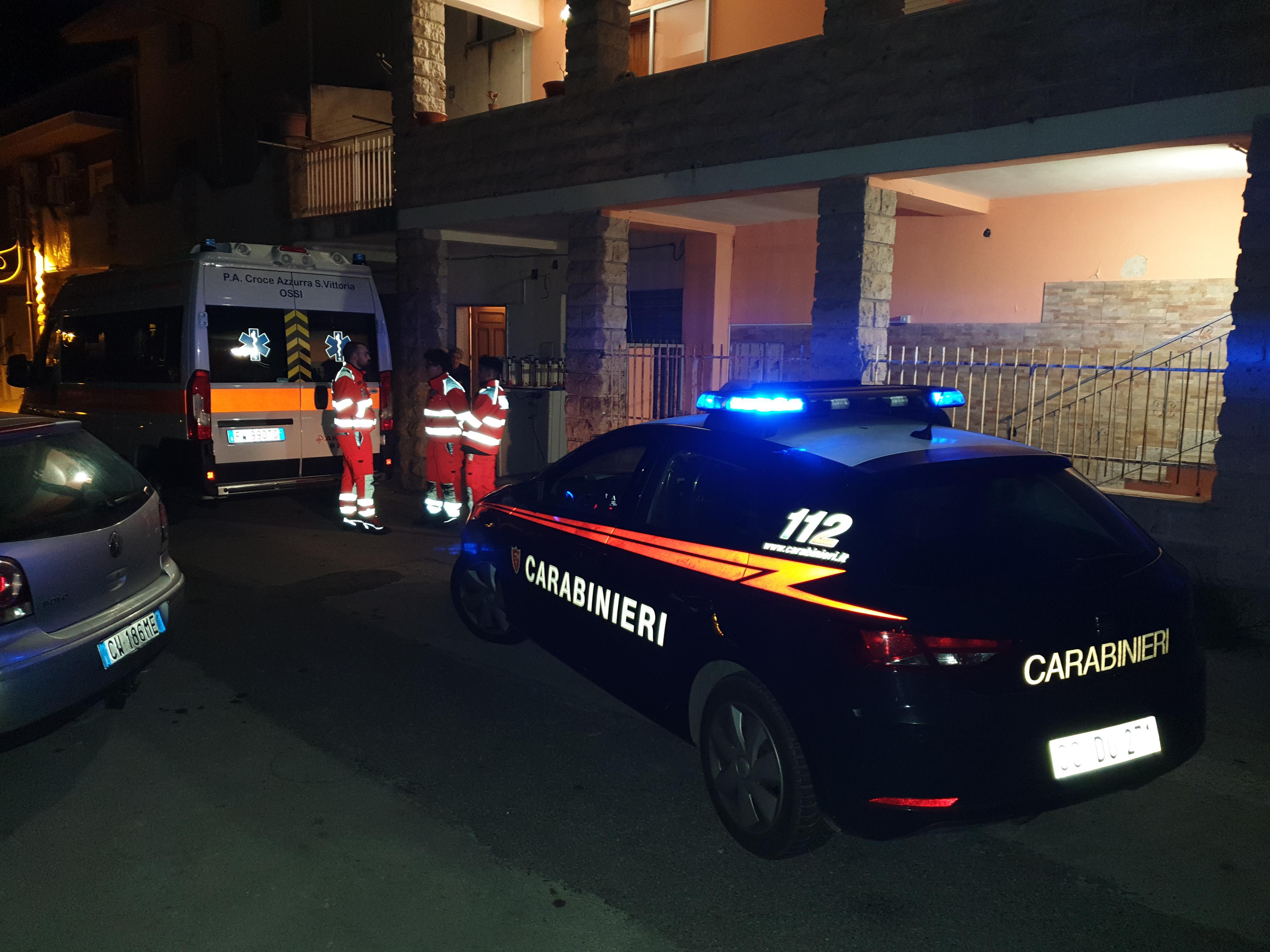 La casa dove è stato trovato il corpo della donna a Ossi (foto ivan nuvoli)
