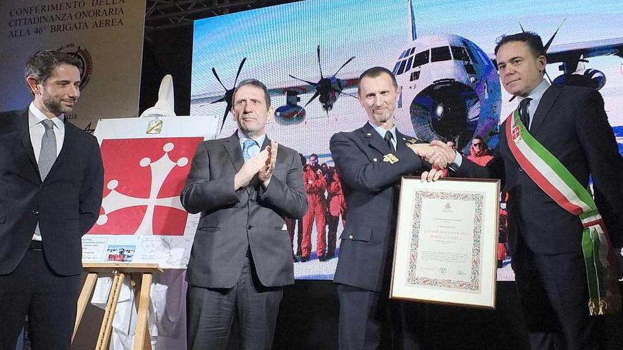 Pisa mette... le ali con la cittadinanza conferita alla 46esima Brigata Aerea