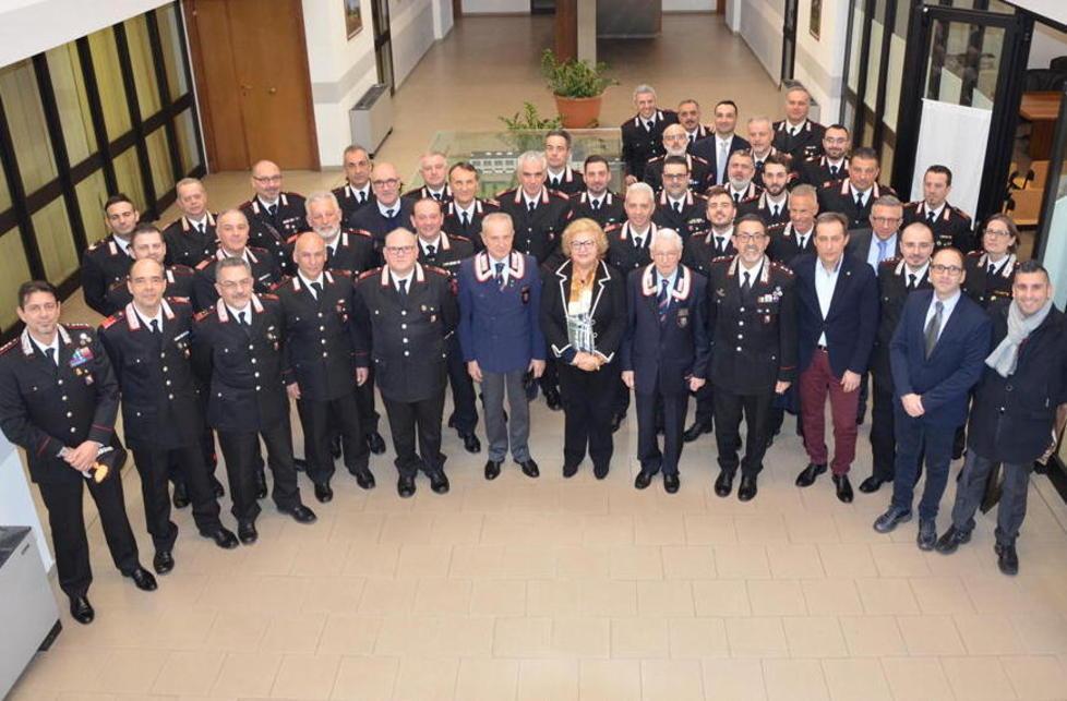 Il saluto della prefetta Emilia Zarrilli ai carabinieri
