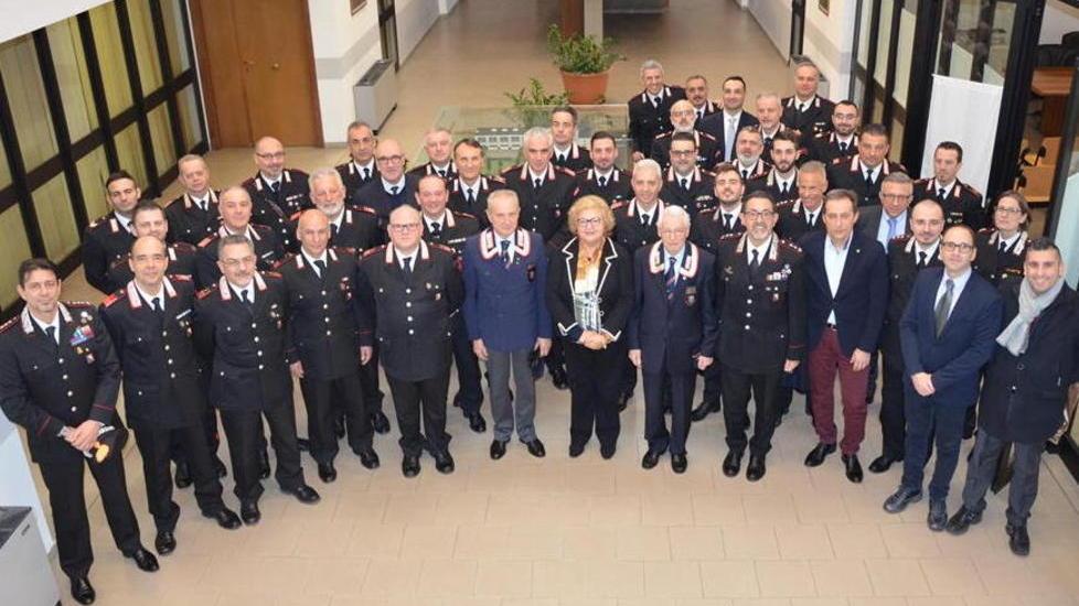 Il saluto della prefetta Emilia Zarrilli ai carabinieri